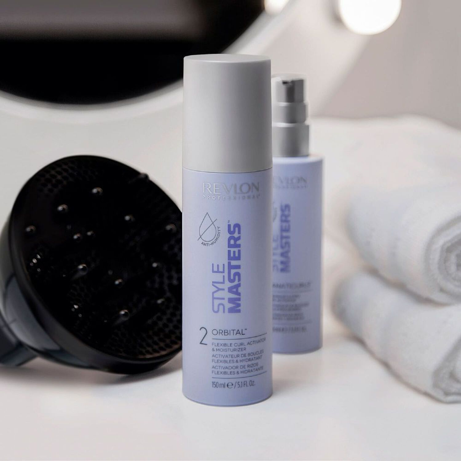 revlon professional gel hydratant STYLE MASTERS™ CURLY ORBITAL™ - Cheveux Bouclés - 150 ml