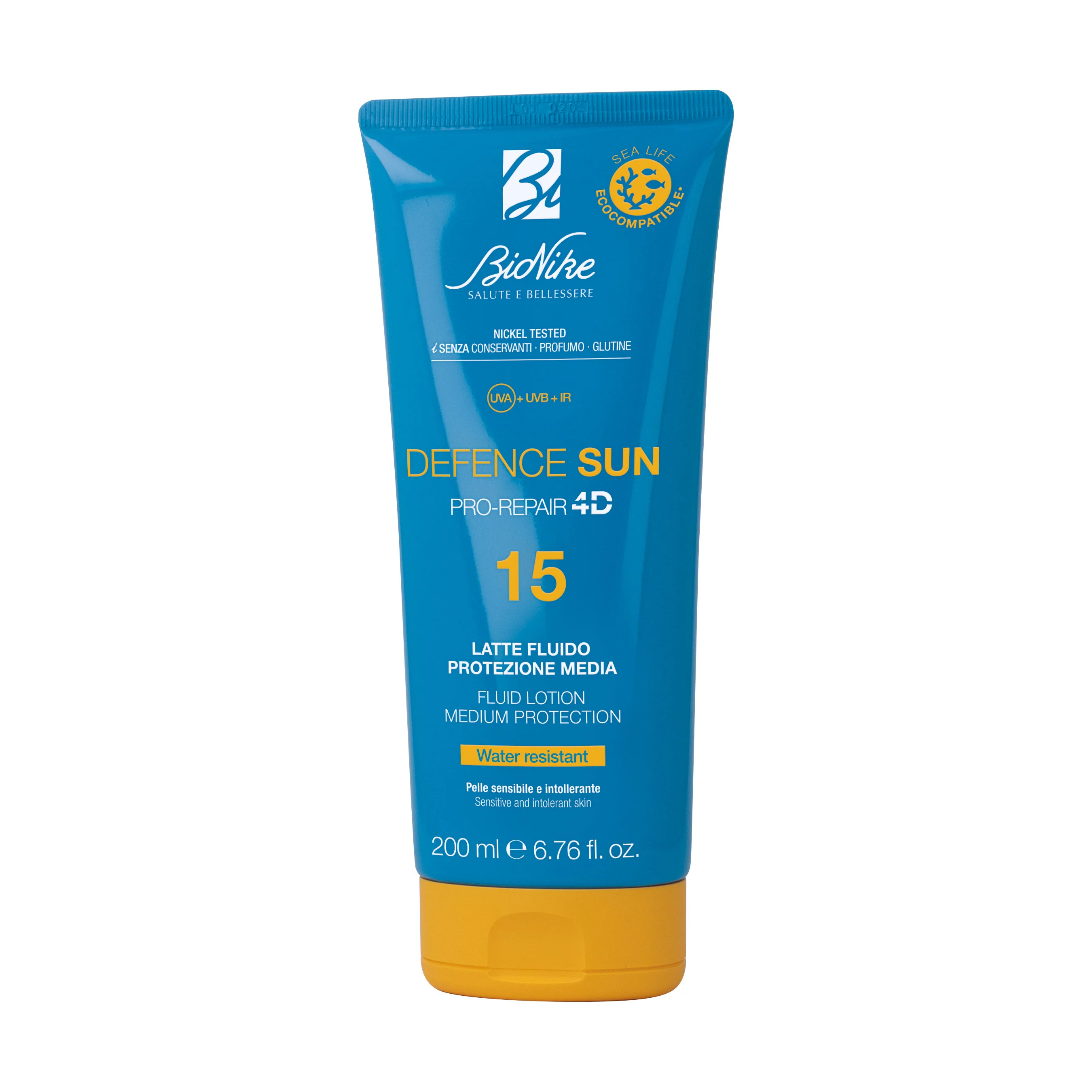Defence Sun Fluid Milk SPF15 - Közepes védelmet nyújtó testápoló naptej.