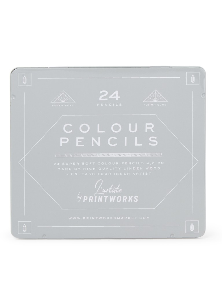 PRINTWORKS 24 Creioane colorate - Clasice