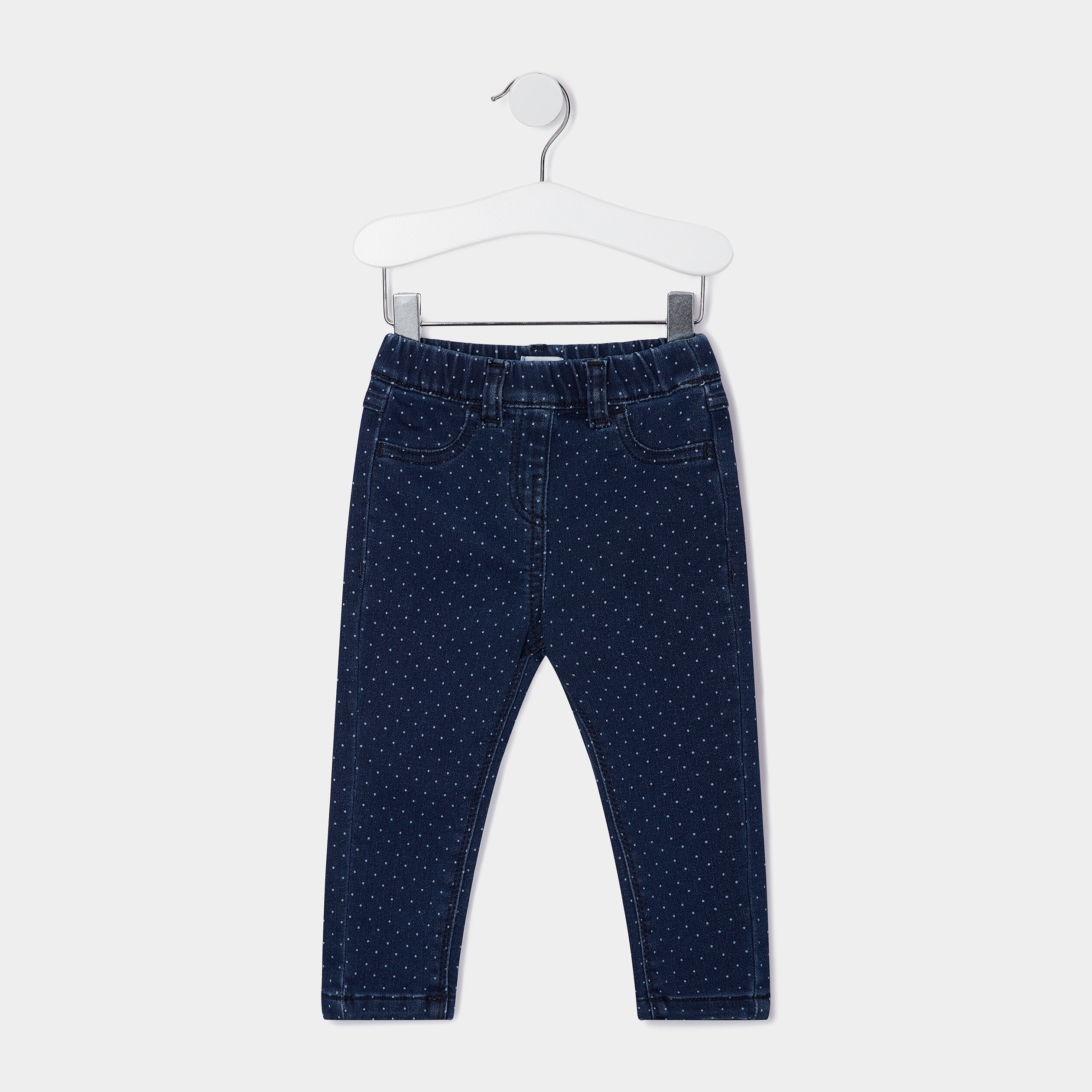 Jegging taille élastiquée denim stone bébé fille | La Halle