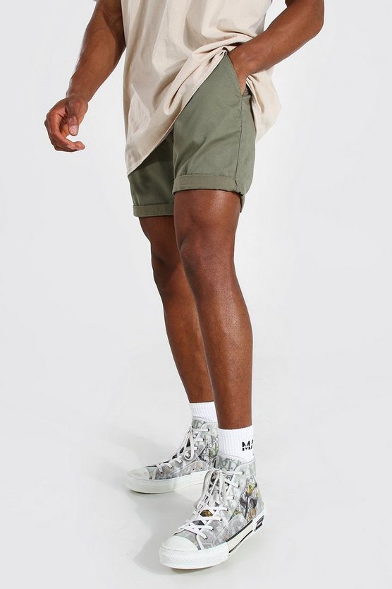 Slim-Fit Chino-Shorts