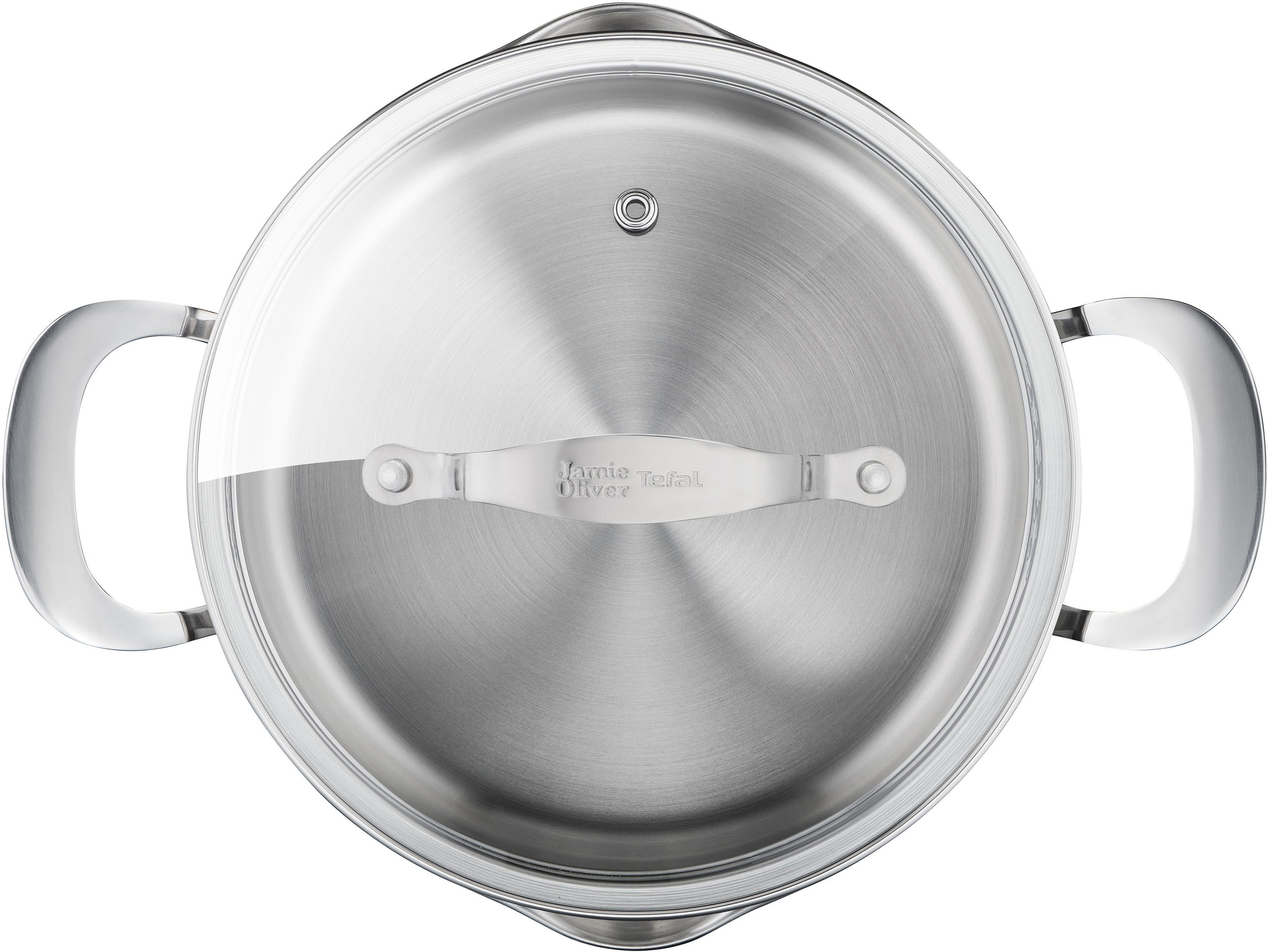 Tefal Topf-Set E311S7 Jamie Oliver Cook Smart, Edelstahl (Set, 7-tlg), Edelstahl-Topfset by Jamie Oliver, alle Herdarten, Induktion