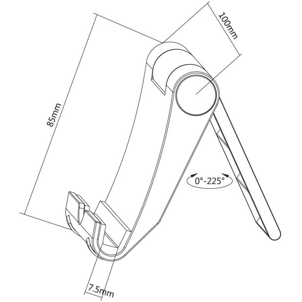 REFLECTA T Universal Tablet & Smartphone Stand Tablet-Halterung