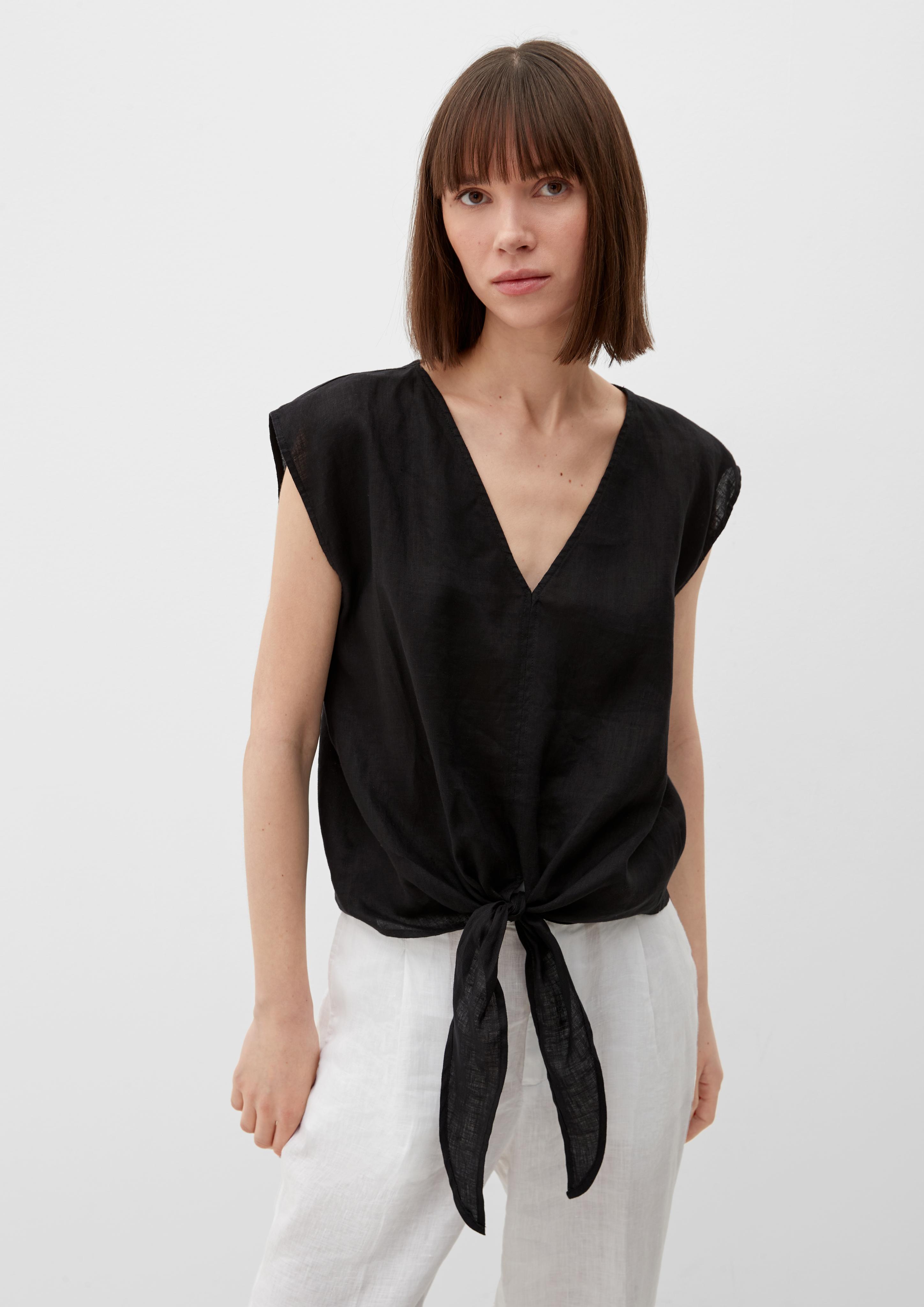 Bluse mit Knoten-Detail  2131873-9999