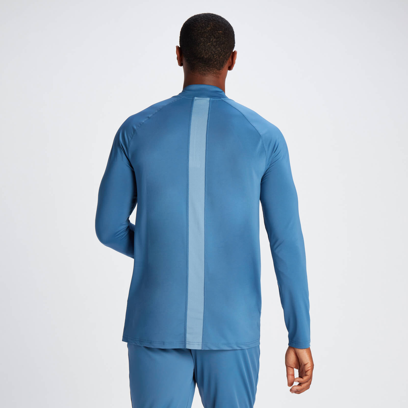 Haut à fermeture éclair ¼ MP Tempo pour hommes – Bleu indigo