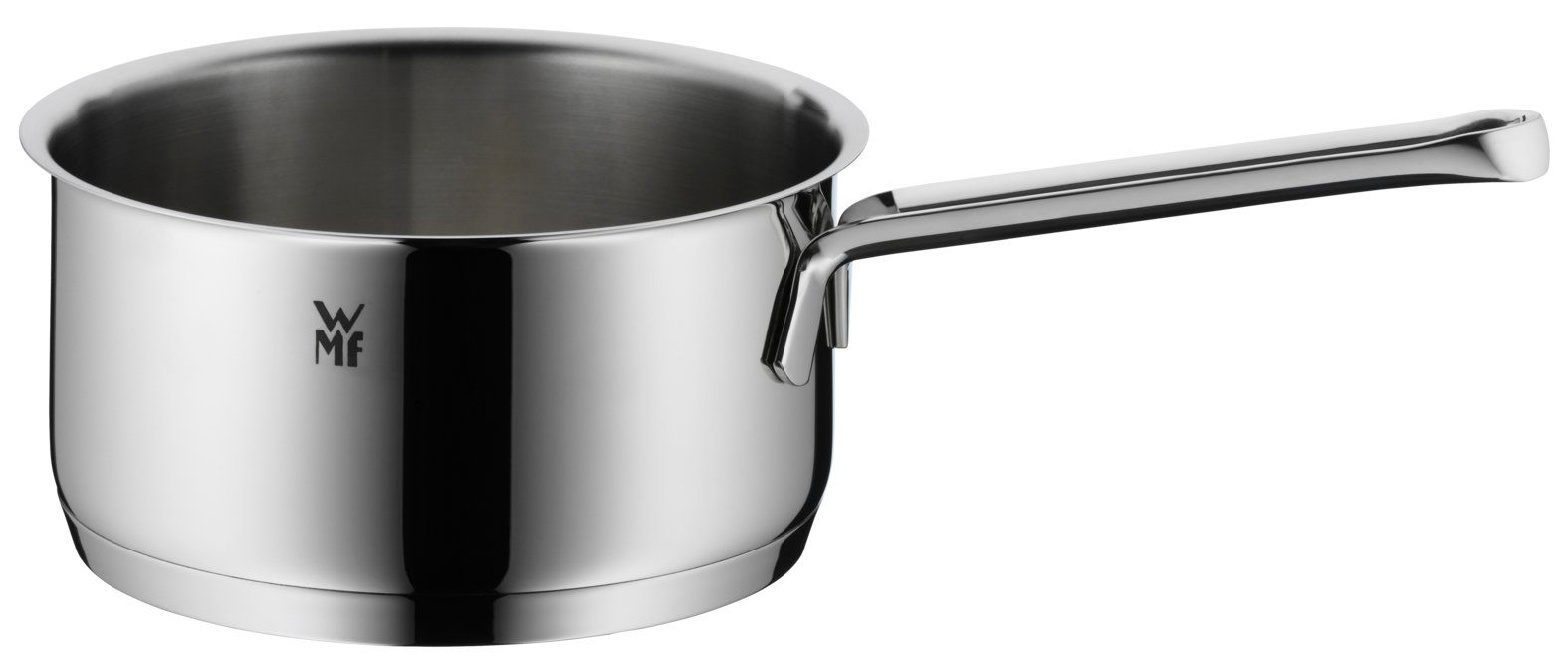 WMF Kasserolle Aparto, Cromargan® Edelstahl rostfrei 18/10 (Aparto Stielkasserolle, 16 cm), poliert, unbeschichtet, induktionsgeeignet
