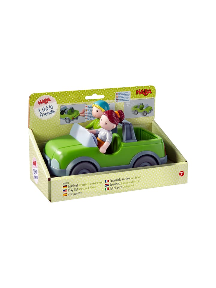 Haba Minipuppe Little Friends Spielset Draußen unterwegs in mehrfarbig günstig kaufen onesize