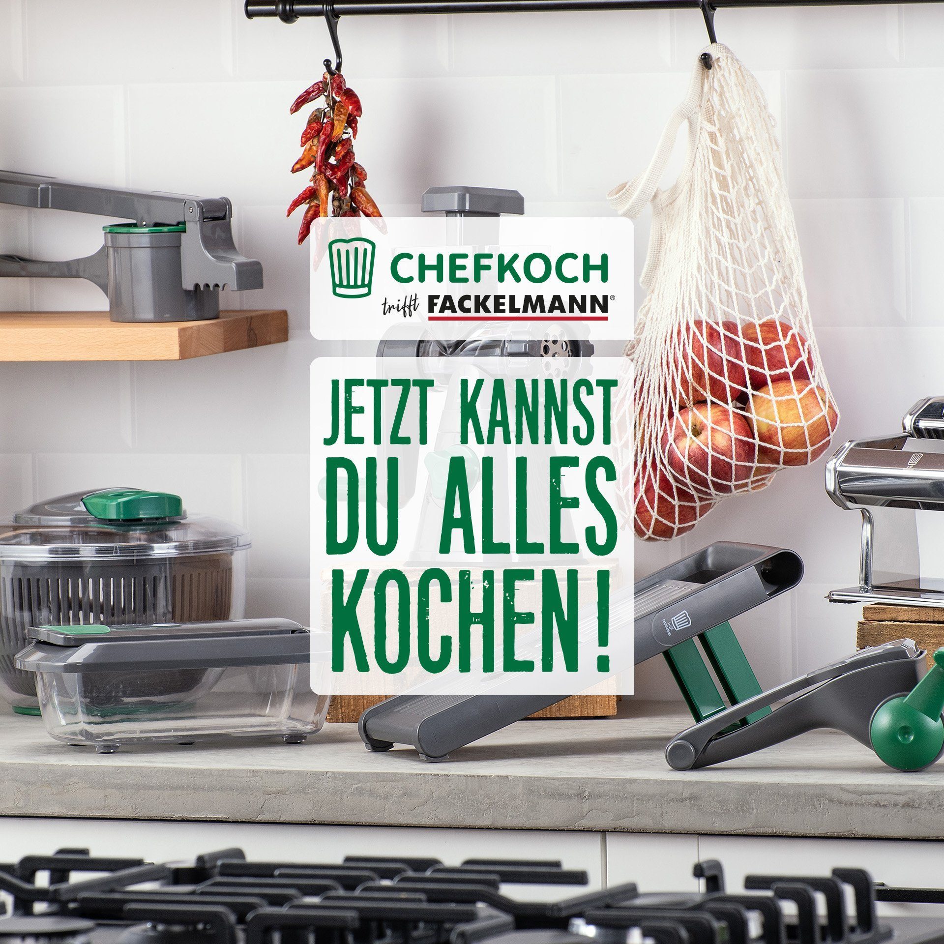 Chefkoch trifft Fackelmann Gemüsehobel Kitchenmachines