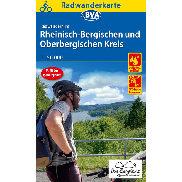 RADWANDERKARTE BVA RADWANDERN IM RHEINISCH-BERGISCHEN - Fahrradkarte