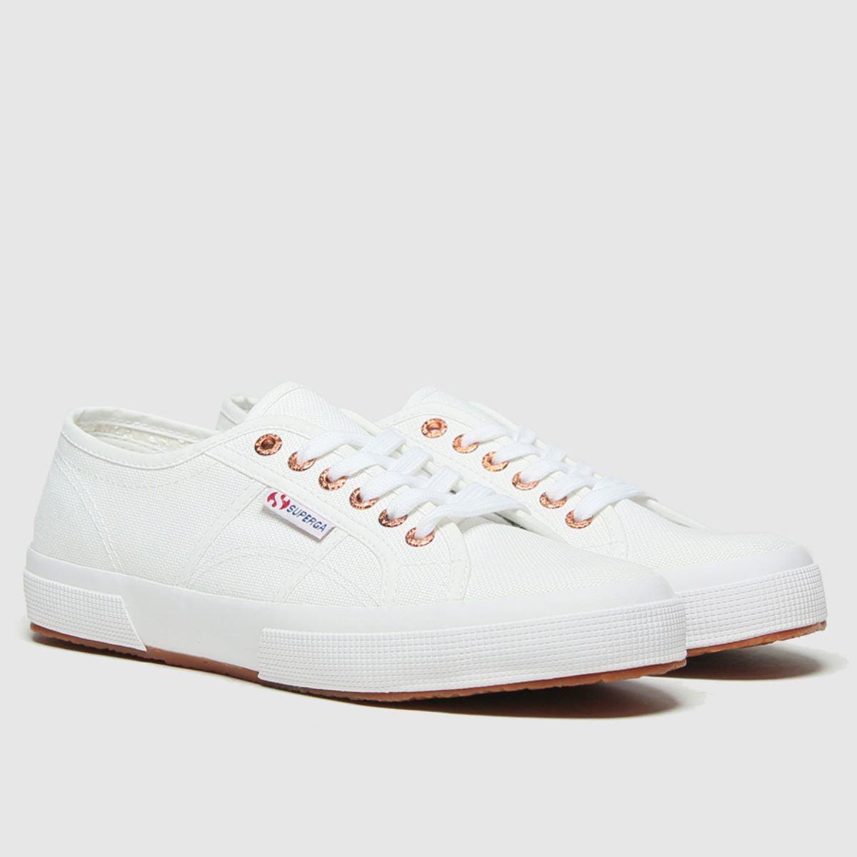 Superga 2750 Cotu klassiska sneakers i vitt