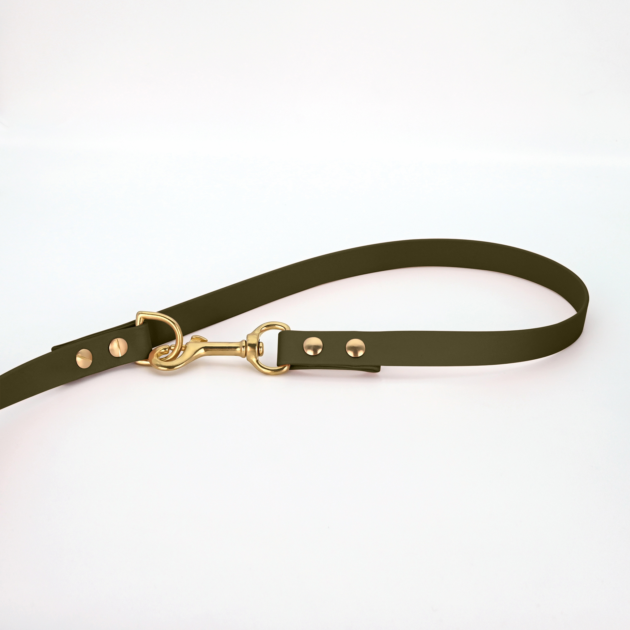 THE DOG IDEA Hundeleinen THE DOG IDEA Biothane Hundeleine Gold Khaki