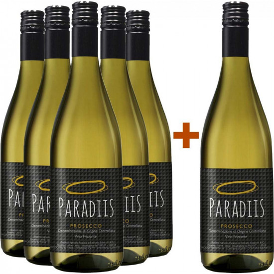 5+1 Paket Frizzante Prosecco DOC extra trocken - Paradiis