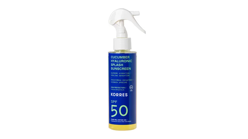 KORRES Cucumber Hyaluronic Splash 50 SPF 150 ml