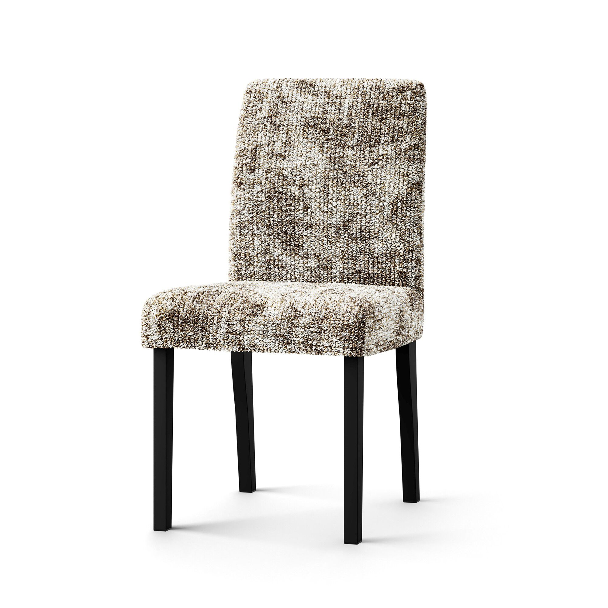 Housse bi-extensible microfibre gaufrée léopard spéciale chaise