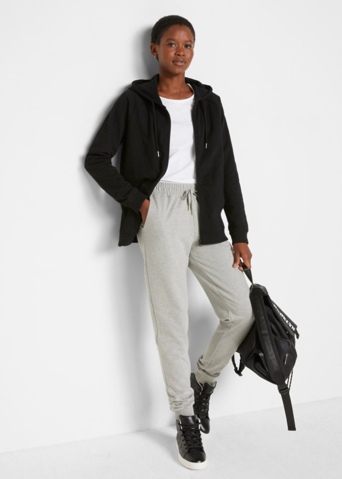 Essential Sweatjacke mit Kapuze