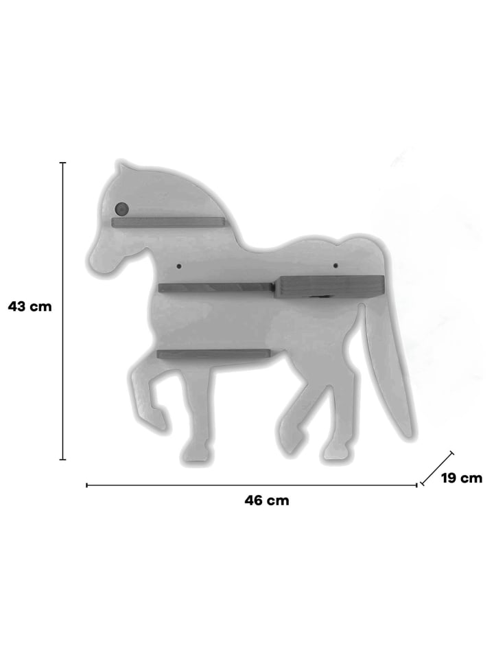 BOARTI Regal Tier Pferd Kinder Toniebox Tonies Figuren in Weiß günstig kaufen onesize
