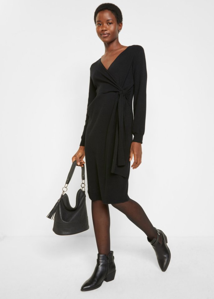 Umstandsstrickkleid/Stillstrickkleid