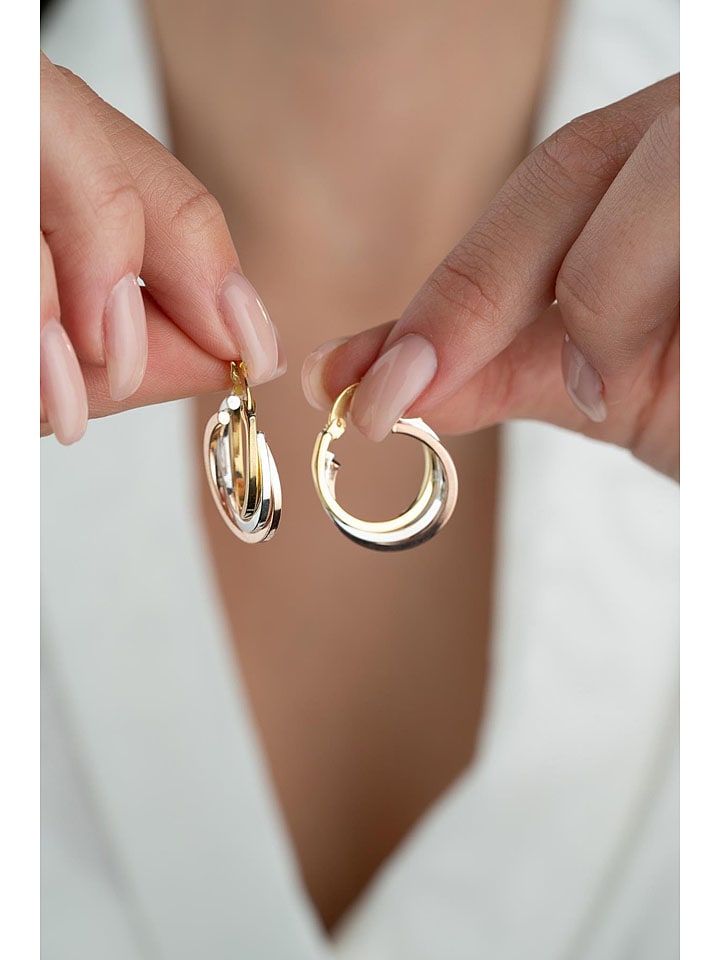 Heliophilia Vergold./ Rosévergold.Creolen günstig kaufen onesize
