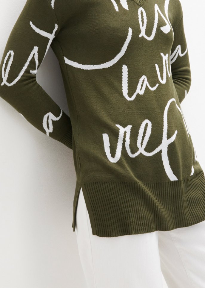 Pullover mit Schriftzug