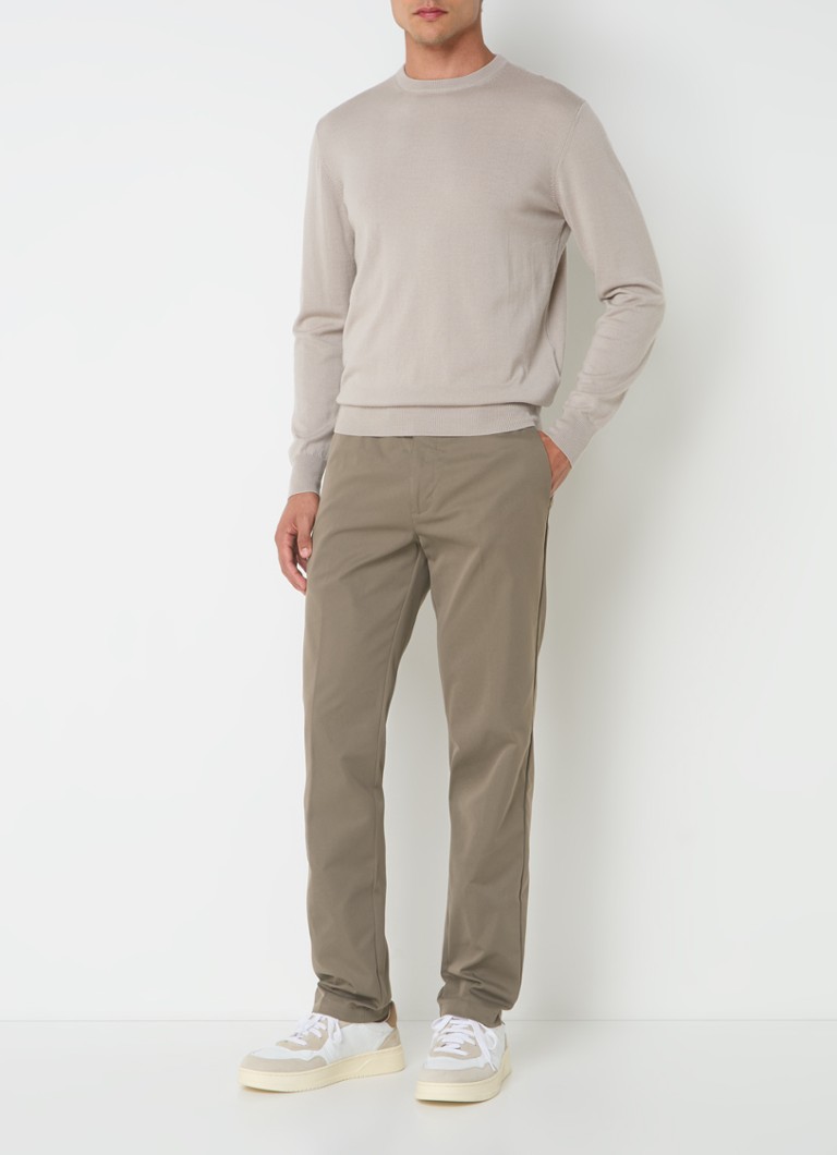 Pantaloni chino Boggi Milano B Tech Slim Fit cu buzunare laterale