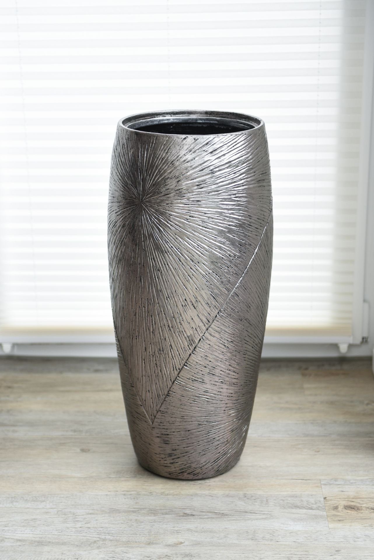 VIVANNO Pflanzkübel Pflanzkübel Pflanzgefäß Fiberglas 