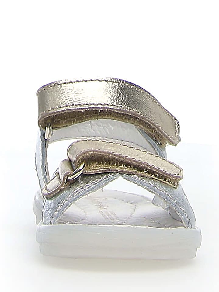 Naturino Leder-Sandalen in Silber/ Gold günstig kaufen 30