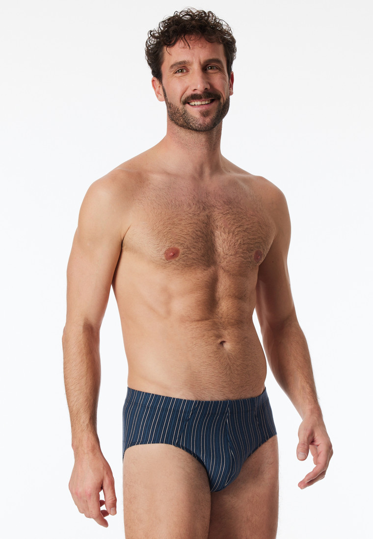 Supermini 3er-Pack Organic Cotton uni/geringelt mehrfarbig - 95/5