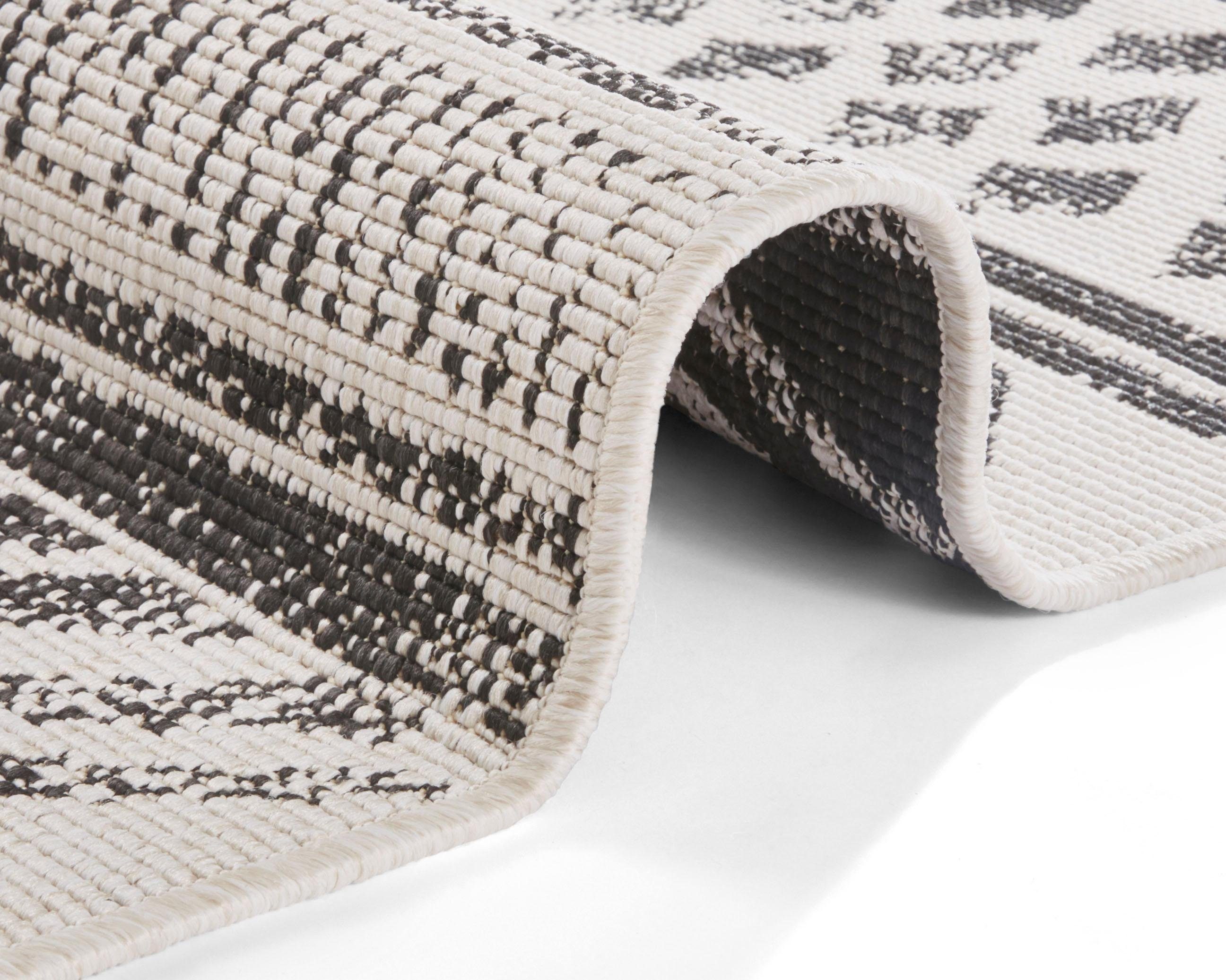 Läufer BIRI, NORTHRUGS, rechteckig, Höhe: 5 mm, In-& Outdoor, Wetterfest, Balkon, Garten, Wohnzimmer, Wasserfest, Boho