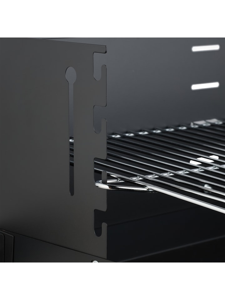 relaxdays Grill in Schwarz - (B)86 x (H)80,5 x (T)42 cm günstig kaufen onesize