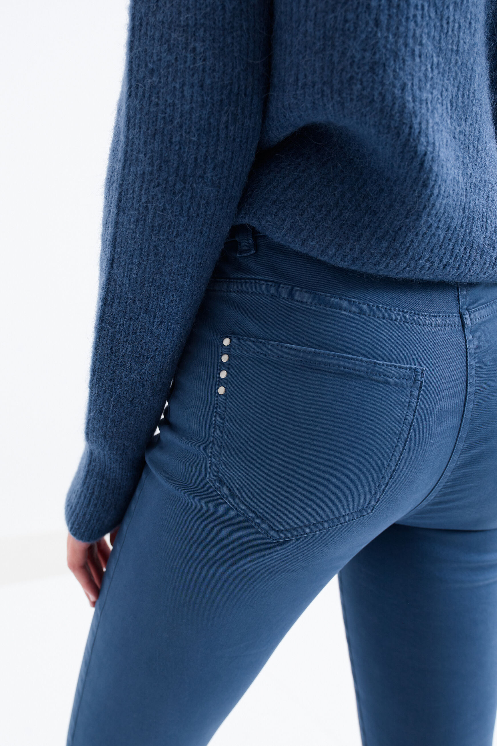 pantalon lucio bleu femme