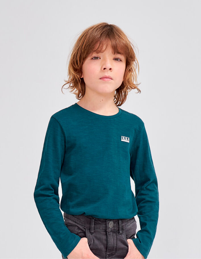 Tee-shirt émeraude Essentiel coton bio