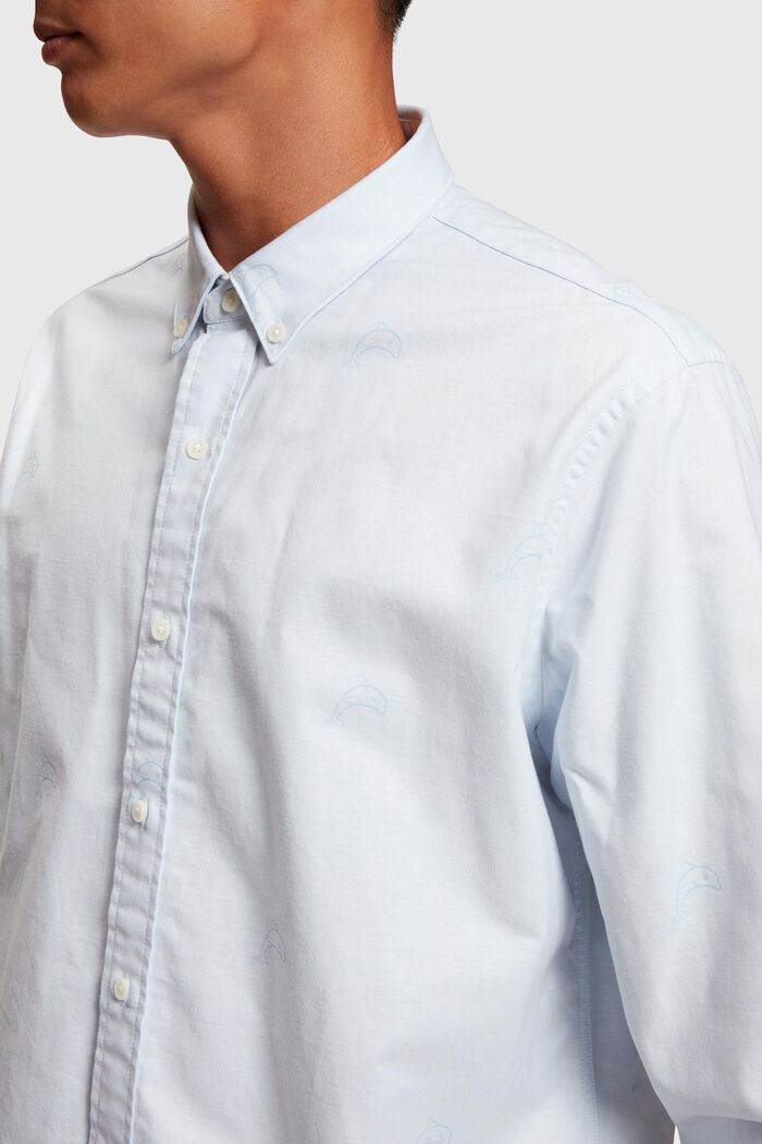 Relaxed-Fit-Oxfordhemd mit Allover-Print