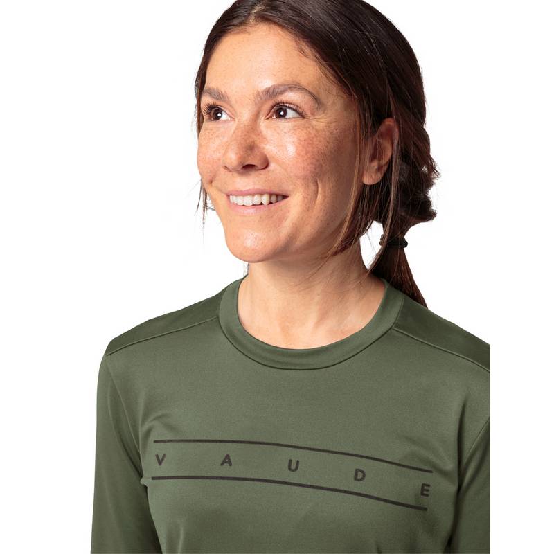 VAUDE Women's Qimsa LS Logo Shirt Sweatshirt Damen
