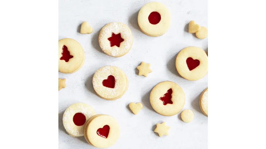 Städter Ausstechformen Set Linzer glatt 5-tlg.