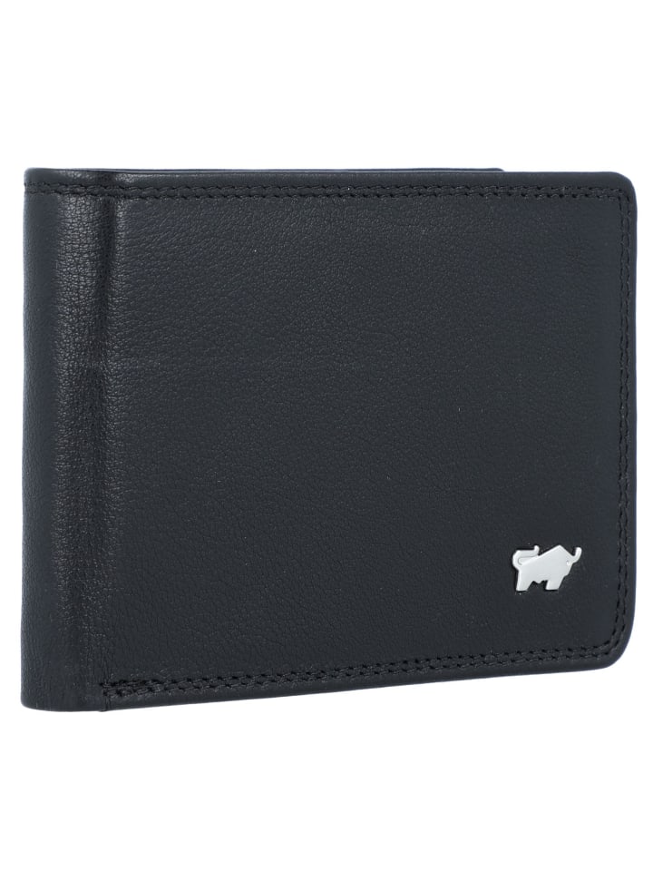 Braun Büffel Golf Edition Geldbörse Leder 10 cm in schwarz günstig kaufen onesize