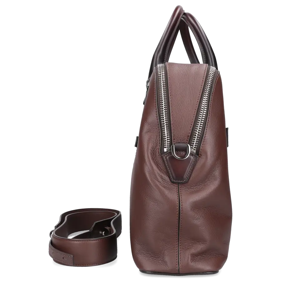 Santoni - Businesstasche UIBBA Kalbsleder - braun