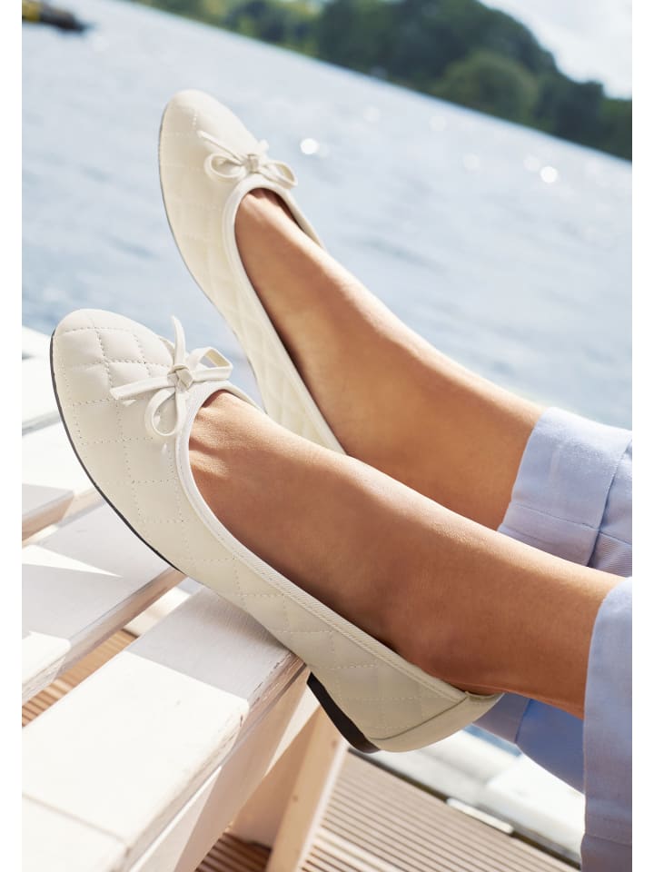 LASCANA Ballerina in beige günstig kaufen