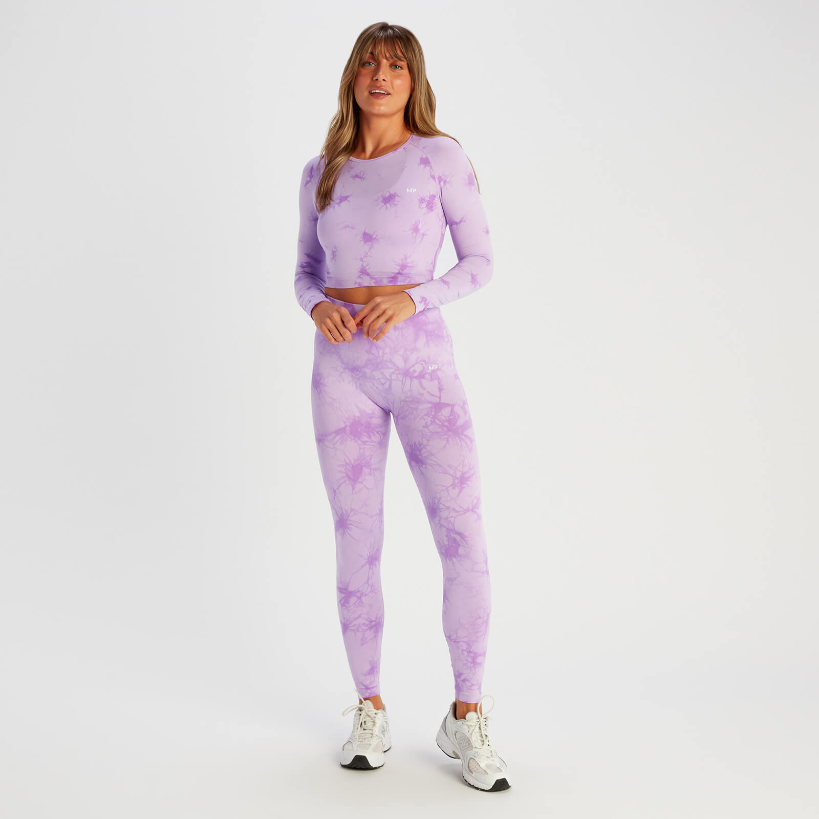Legging sans coutures MP Shape pour femmes – Tie-dye violet