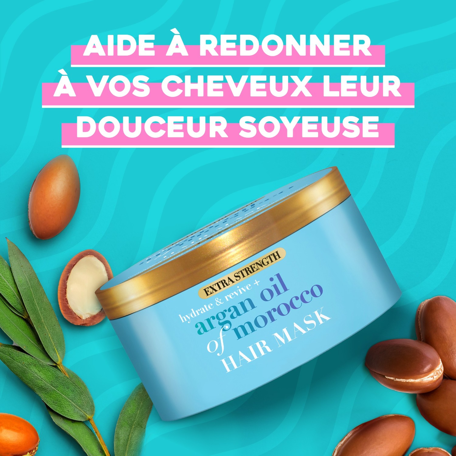 Maschera per capelli all'olio di argan del Marocco OGX