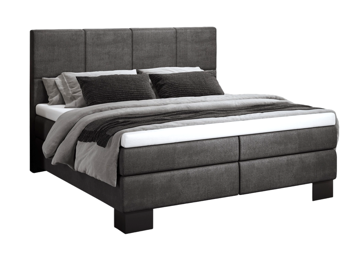 Schlaraffia Boxspringbett Chicago VZ Grau 180 x 200 cm
