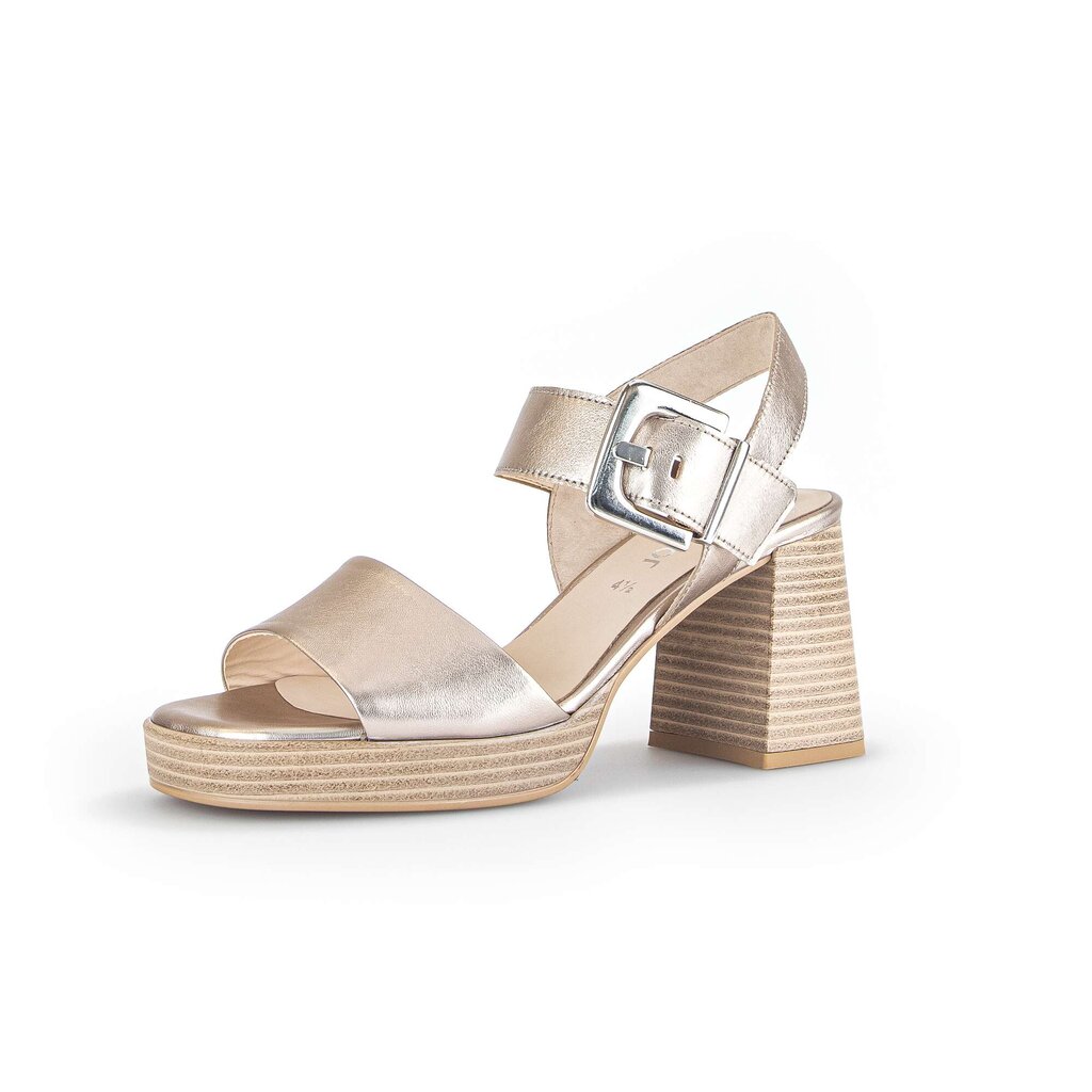 Gabor fashion Plateau Sandale gold