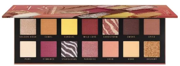 Catrice Pro Desert Romance Slim akių šešėlių paletė 010