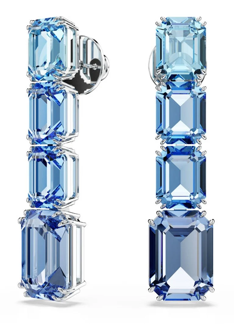 Orecchini a lobo Millenia Swarovski con cristallo Swarovski ReCreated™