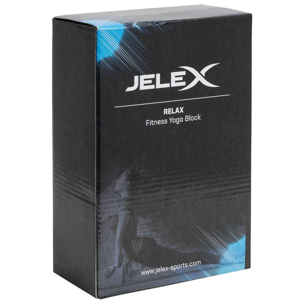 JELEX Relax Fitness Yoga Block blau