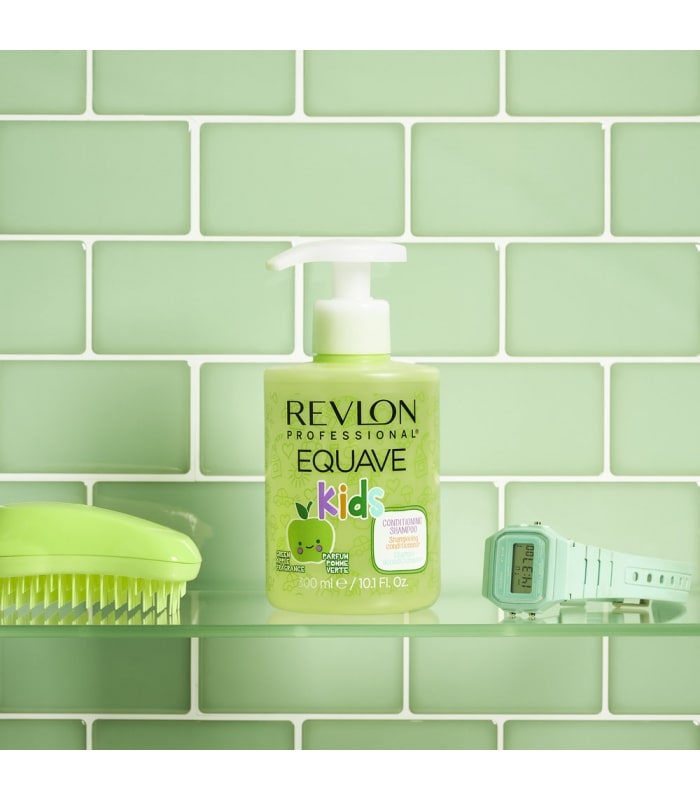 REVLON PROFESSIONAL-EQUAVE KIDS-Shampoing doux démêlant pour enfants - Parfum Pomme