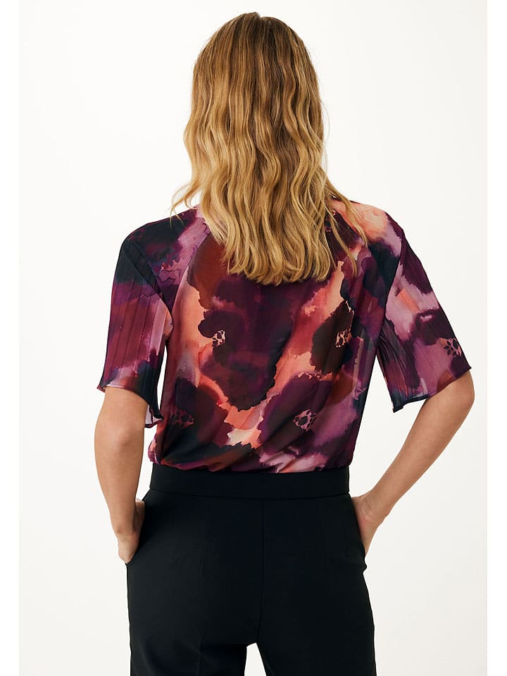 Mexx Bluse in Aubergine/ Rosa günstig kaufen