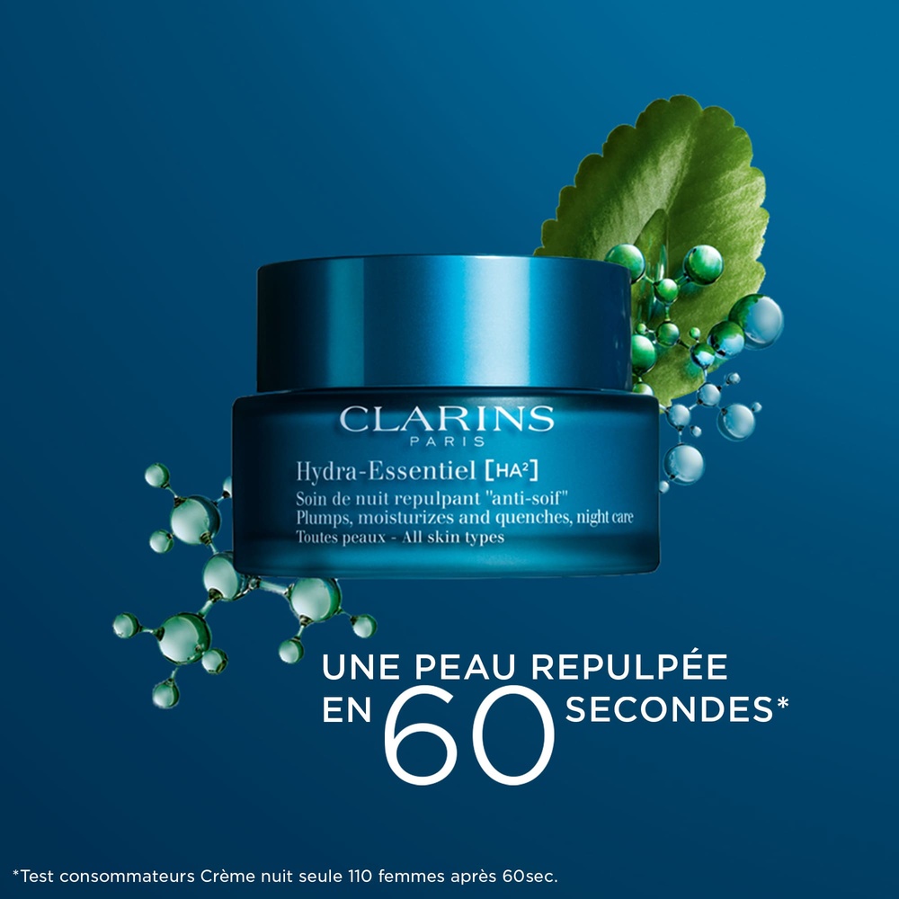 Clarins Hydra-Essentiel [HA²]  Soin De Nuit Repulpant 