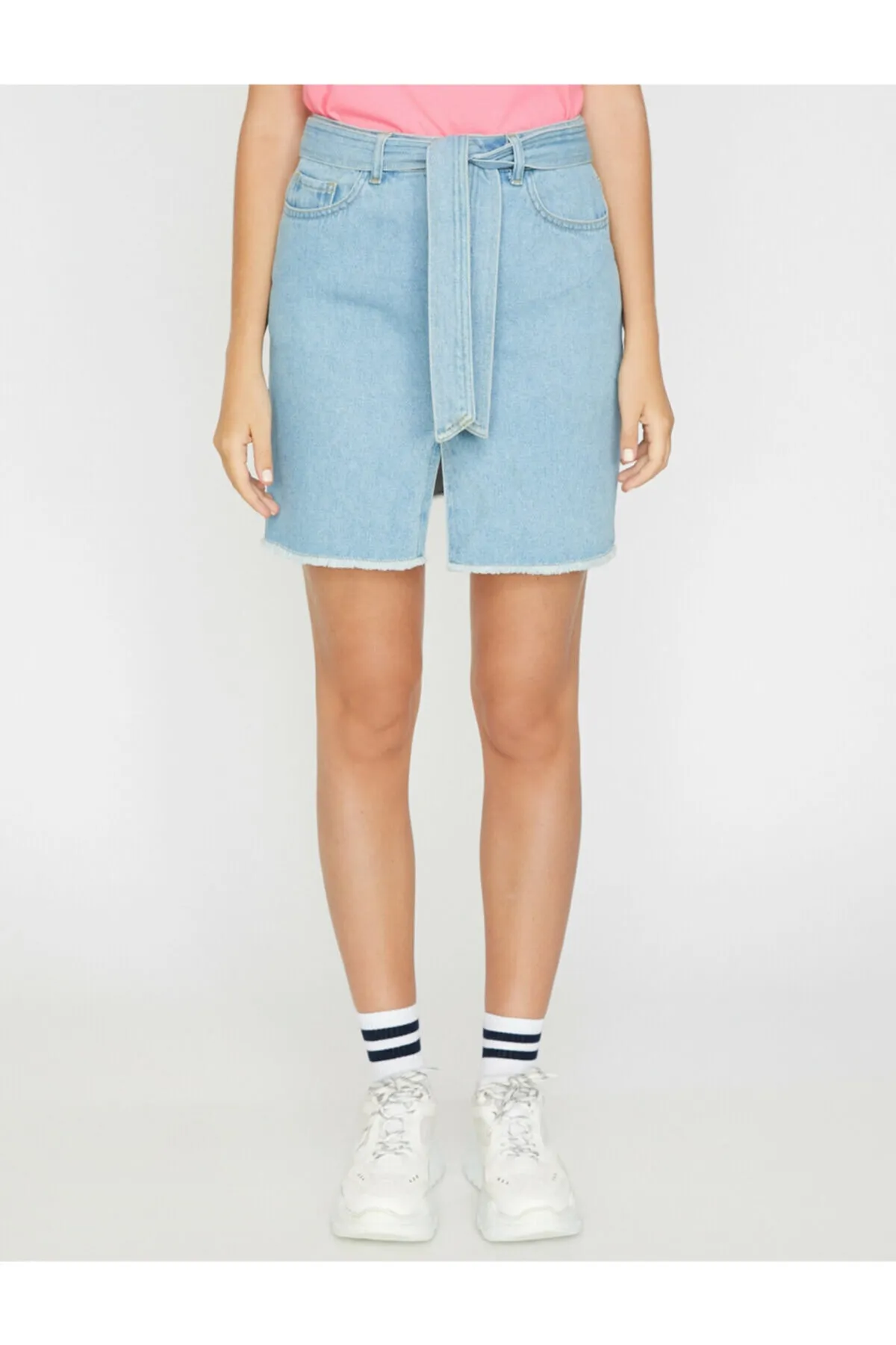 Koton  Damen-Rock mit verschiedenen Taschendetails 9YAK77077MD