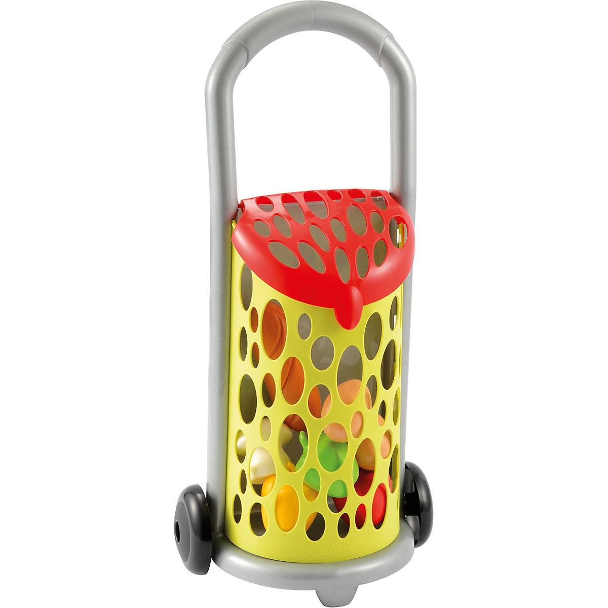 Einkaufstrolley mit Obst und Gemüse