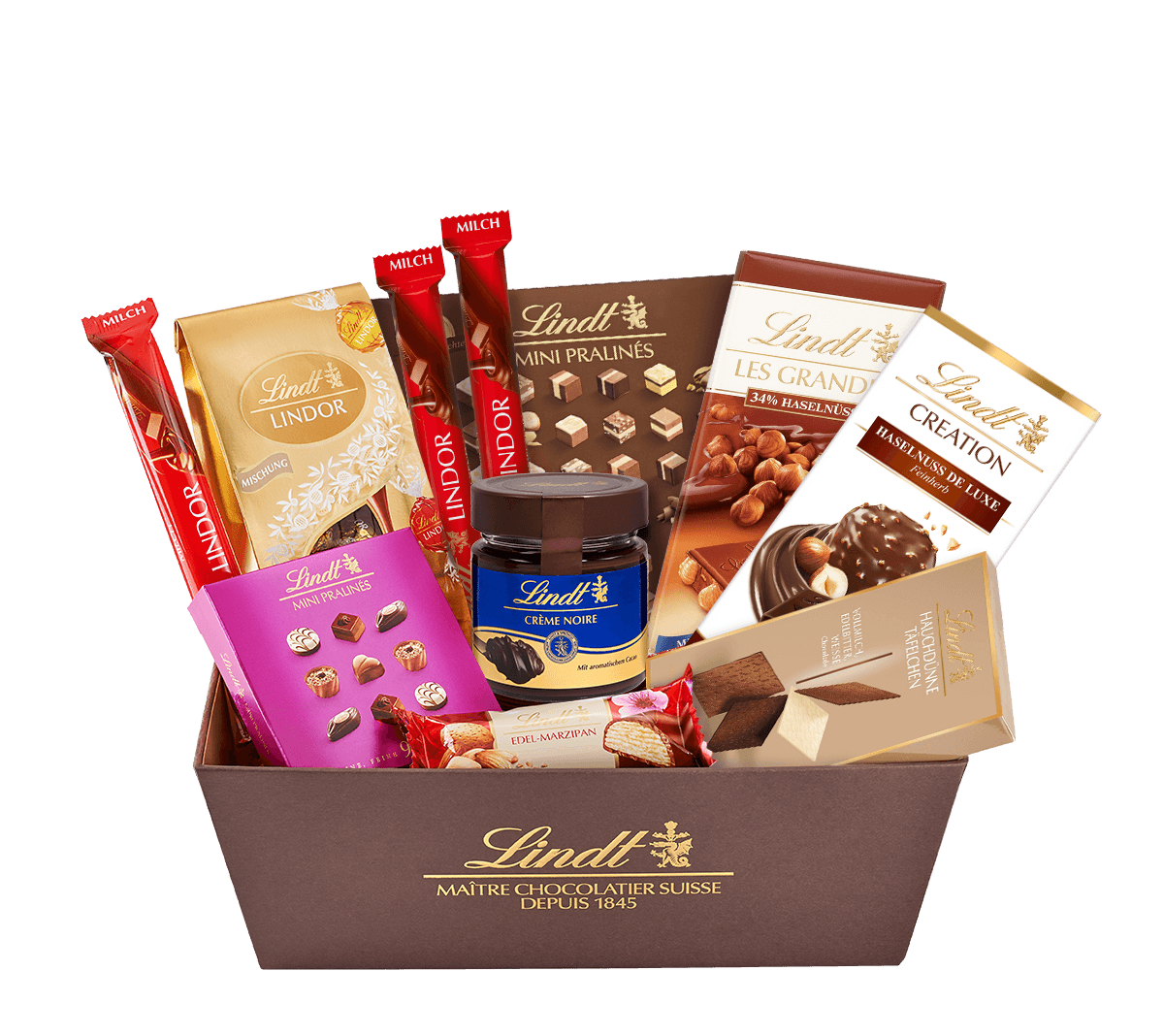 Lindt Klassiker Geschenkkorb, 1155g